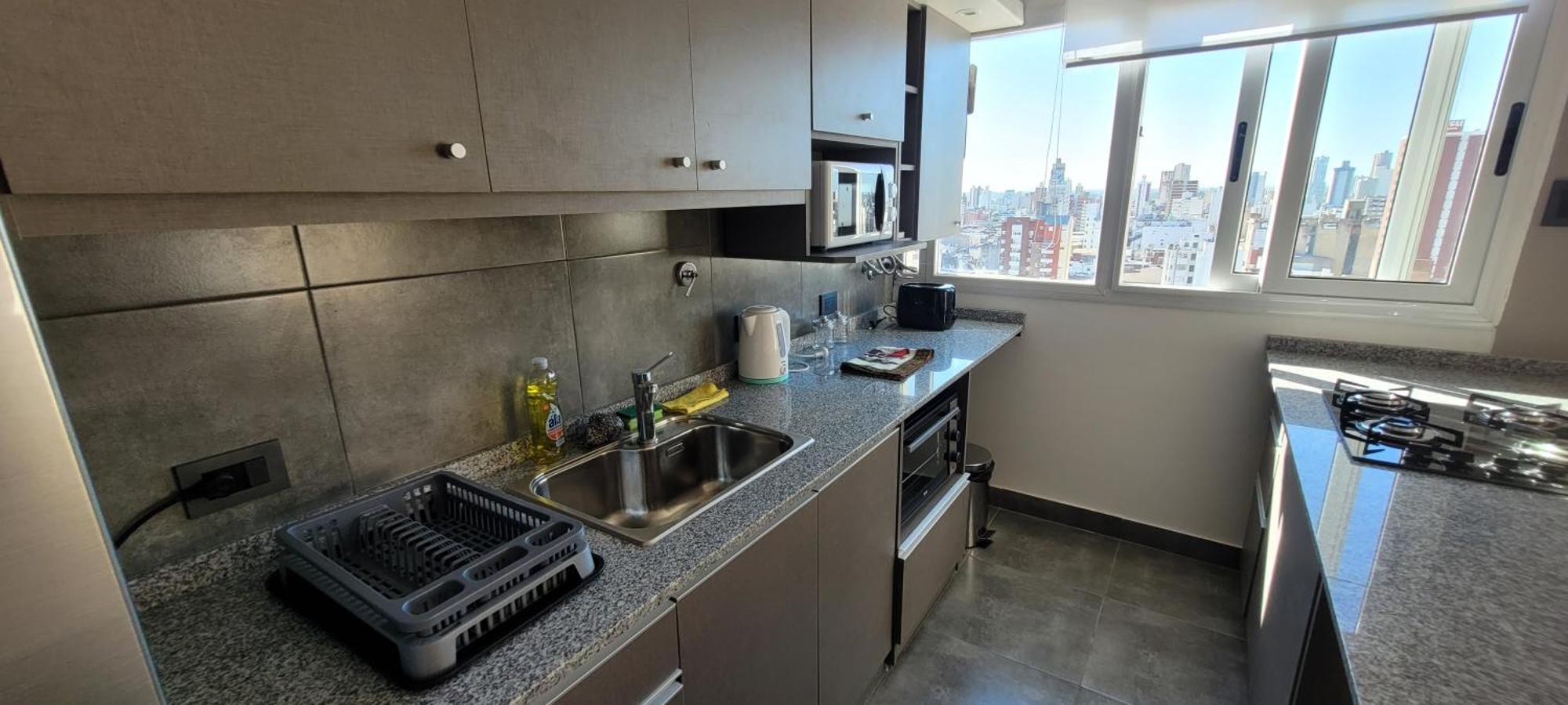Departamento En Peatonal Con Seguridad Privada 24hs * Santa Fe